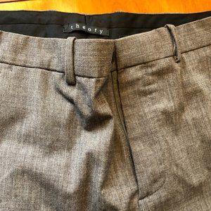 Theory Men's Grey-Black Dress Pants - NWOT